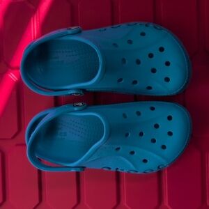 Kids Blue Croc Clogs, Barely Worn Like Brand New.